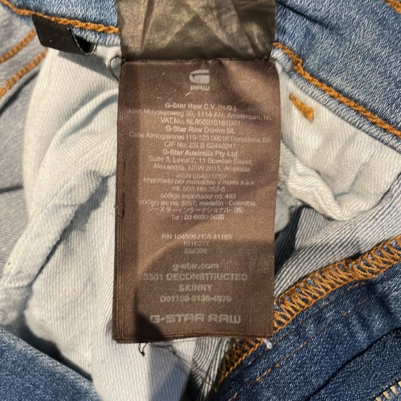 G Star skinny jeans. Size 31/32. - Picture 5 of 5